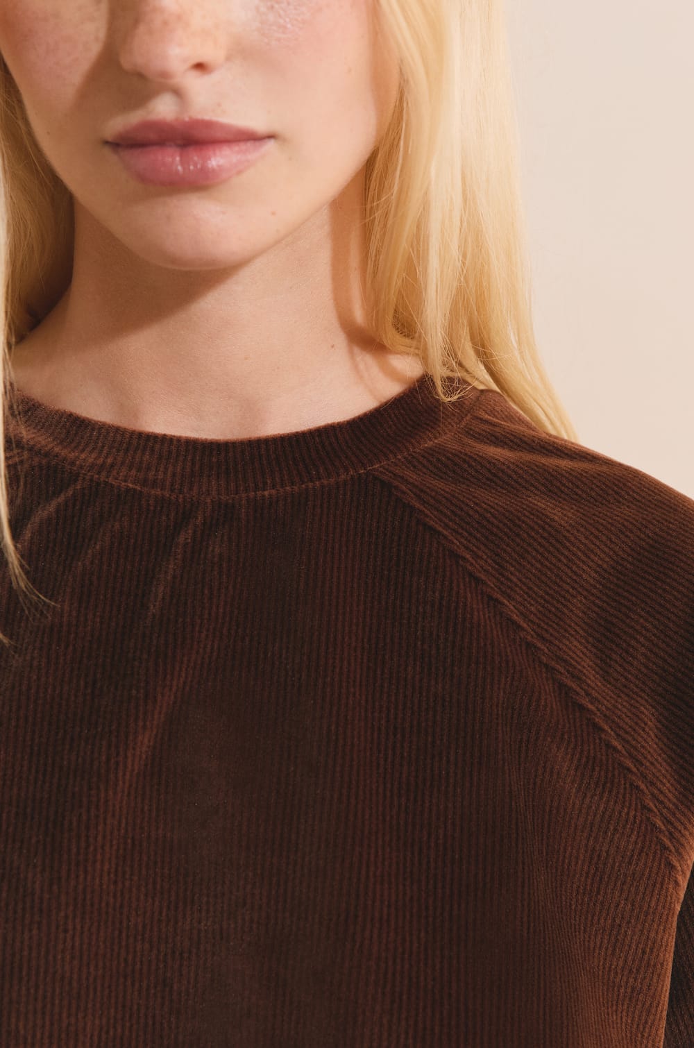 Sweatshirt de pyjama c&ocirc;tel&eacute;;${refinementColor}