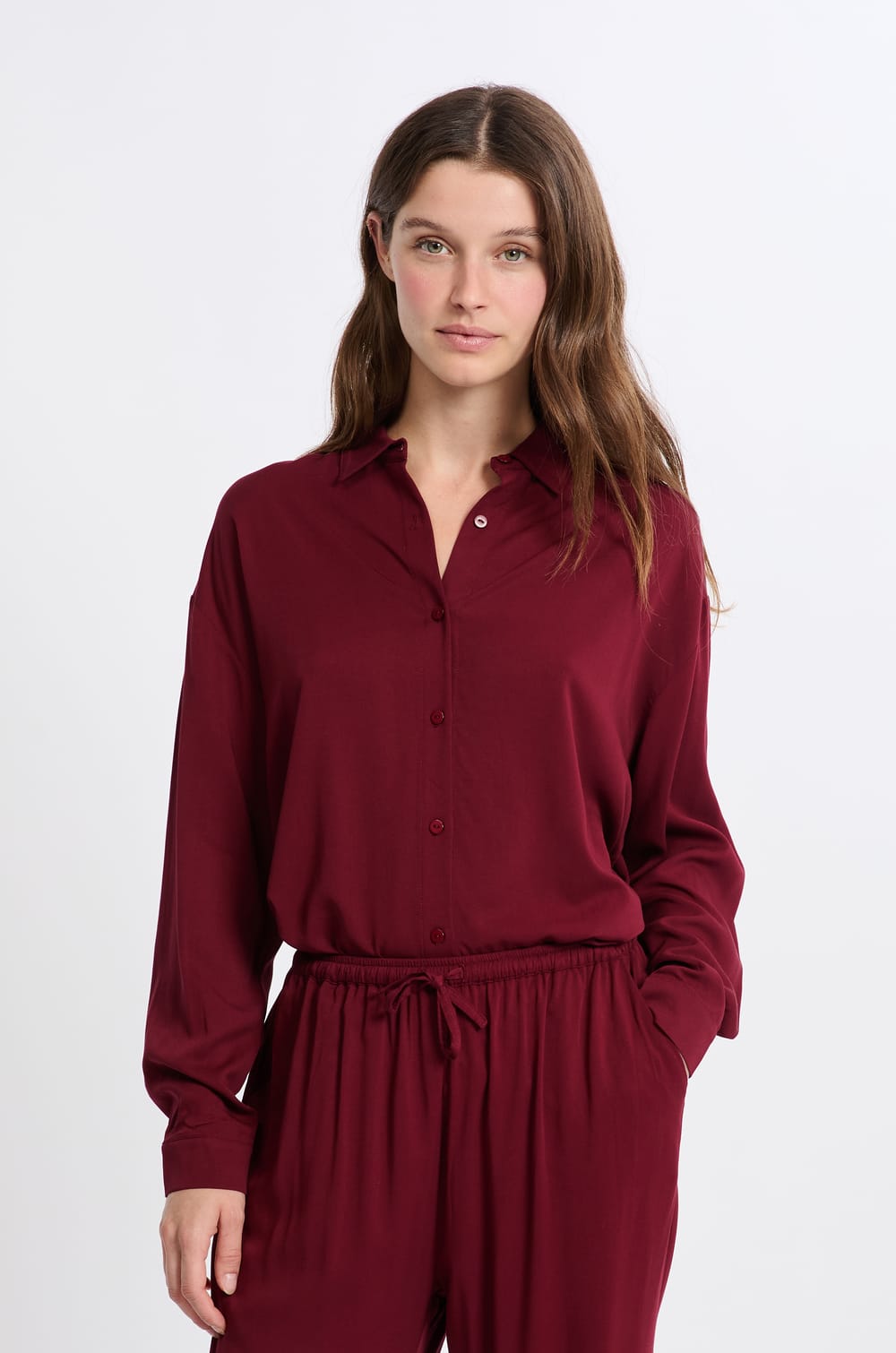 Chemise de pyjama manches longues ;${refinementColor}