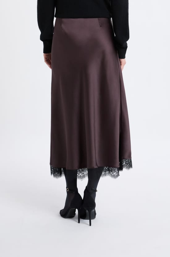 Long Satin Skirt;${refinementColor}