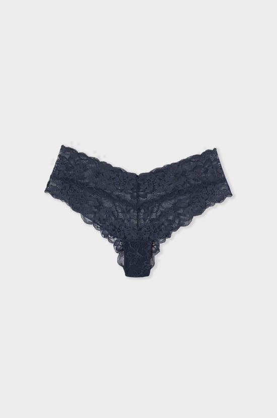 V-shape Lace Hipster;${refinementColor}