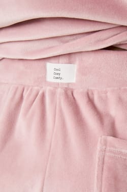 Pantalon de pyjama effet velours;${refinementColor}