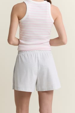 Short de pyjama boyfriend en coton ;${refinementColor}