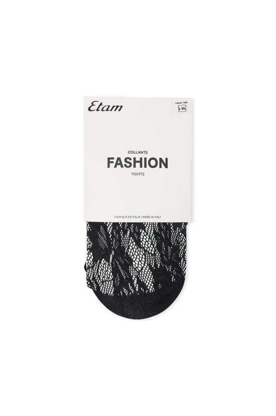 Collant r&eacute;sille &agrave; motifs;${refinementColor}