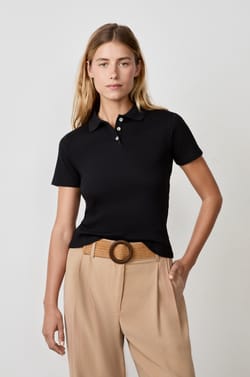 Short-Sleeved Polo Shirt;${refinementColor}