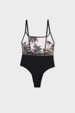 Embroidered Bodysuit;${refinementColor}