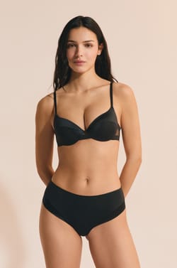 Sujetador N.4 - Copas finas de microfibra;${refinementColor}