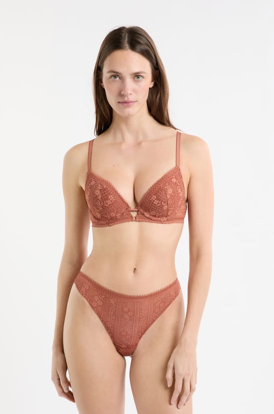 Beha N.2 - De diepe push-up in kant;${refinementColor}