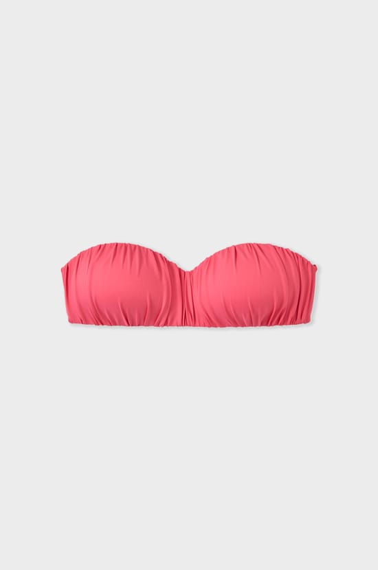 Strapless Swimsuit Top with Removable Straps;${refinementColor}