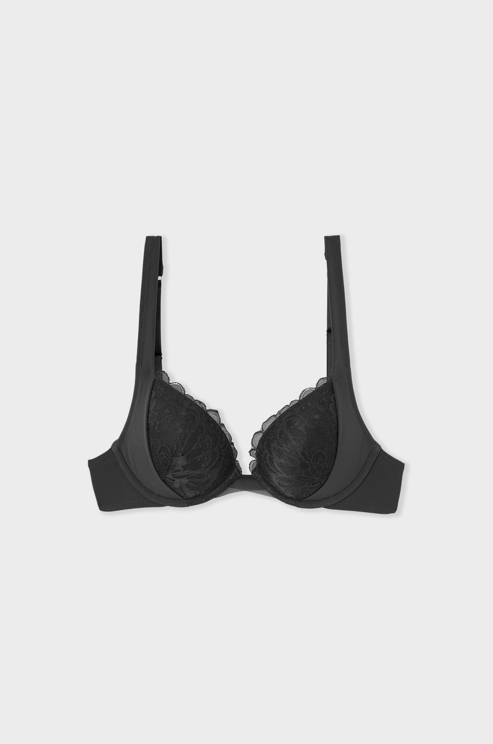 Bra N.2 - The Plunge Push-up in Lace;${refinementColor}