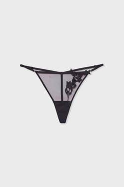 Tanga s tkaničkami z vyšívaného tylu;${refinementColor}