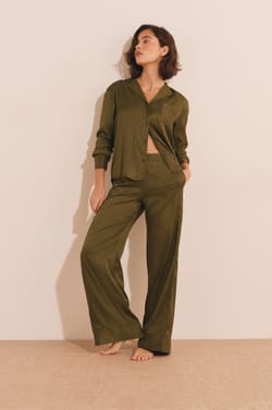 Pantalon de pyjama &agrave; rayures;${refinementColor}