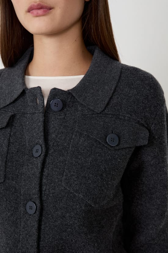 NOT US Veste pull à boutons;${refinementColor}