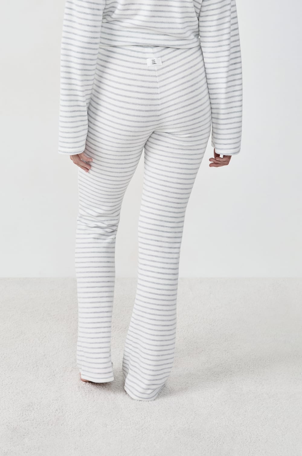 Flared Pyjama Trousers;${refinementColor}