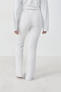 Flared Pyjama Trousers;${refinementColor}