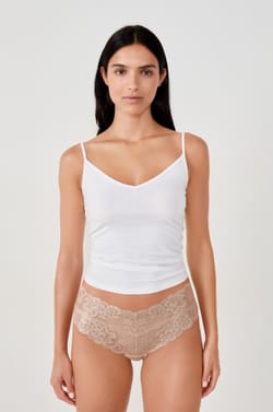 V-shape Lace Hipster;${refinementColor}