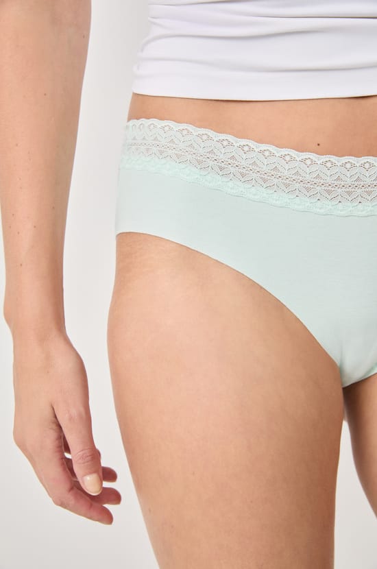 Cotton Boyshort with Back Seam;${refinementColor}