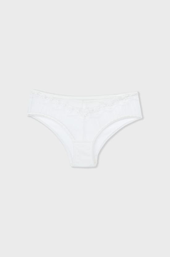 Embroidered Tulle Hipster;${refinementColor}