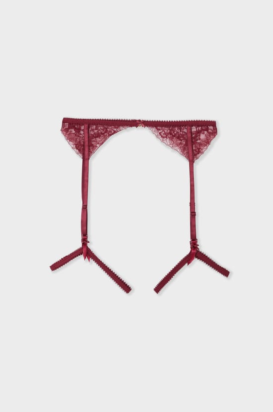 Porte-jarretelle en dentelle;${refinementColor}