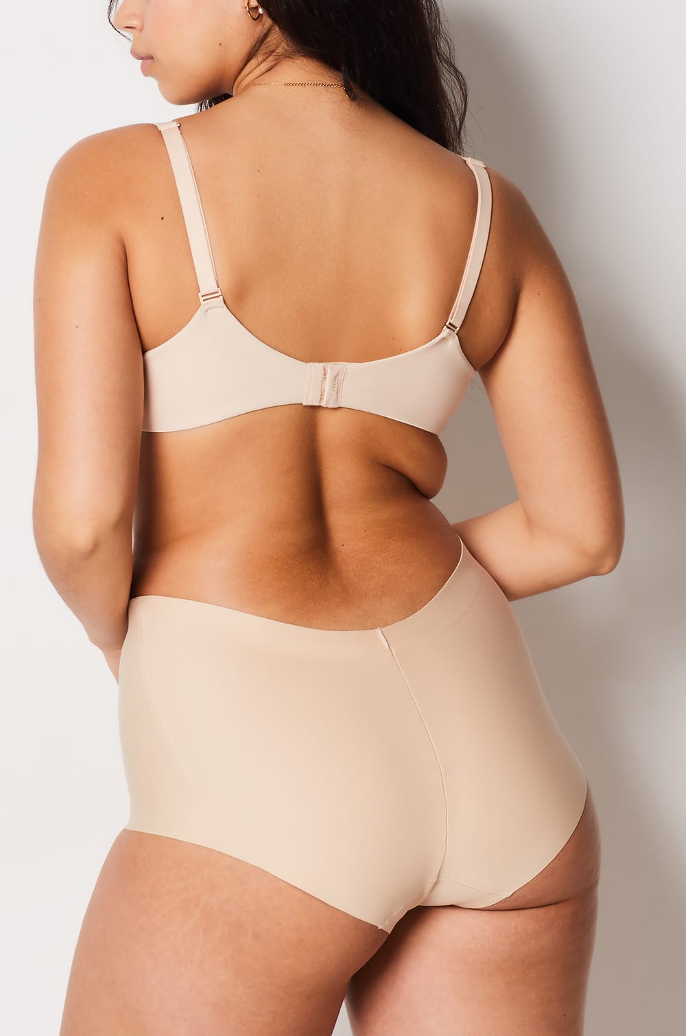 High-Waisted Panty With Special Plunging Back;${refinementColor}