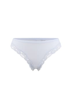 Stringi z mikrofibry i koronki;${refinementColor}