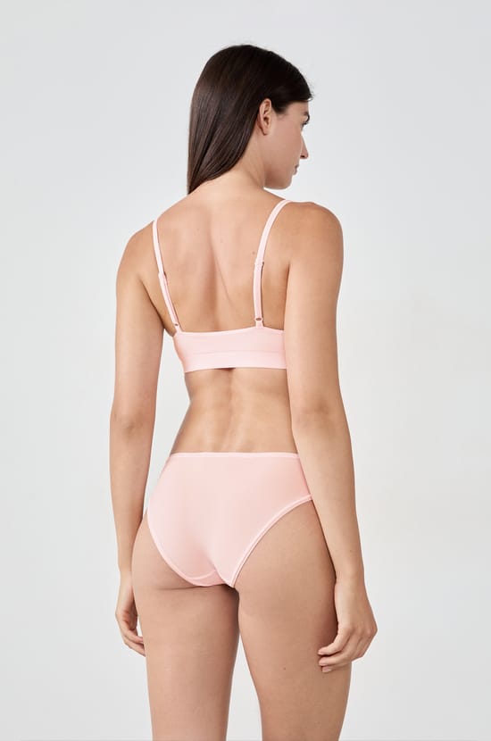 Soutien-gorge triangle en microfibre;${refinementColor}