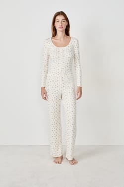 Floral Pyjama Trousers;${refinementColor}