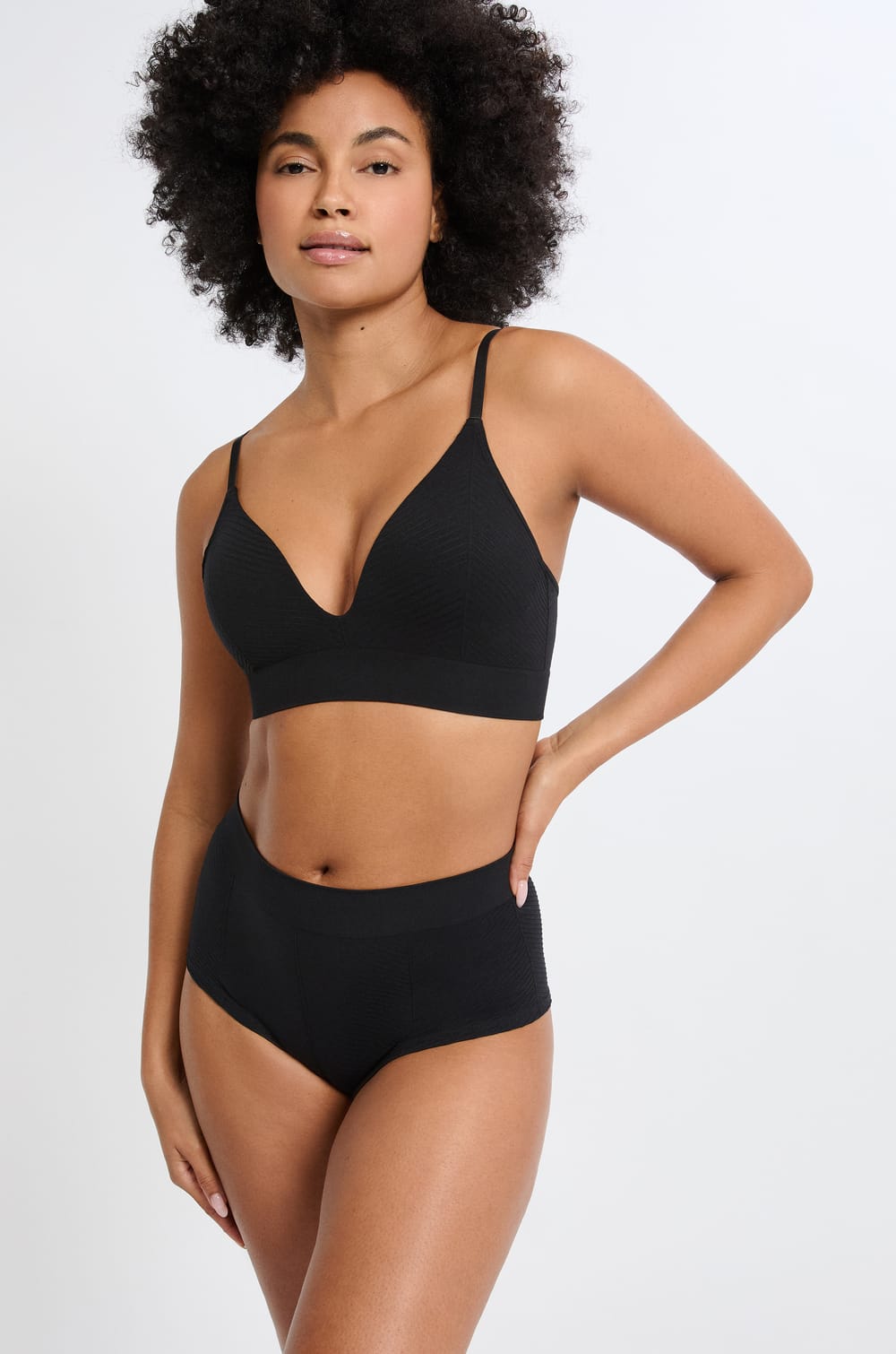 High-Waist Tanga Boyshort;${refinementColor}