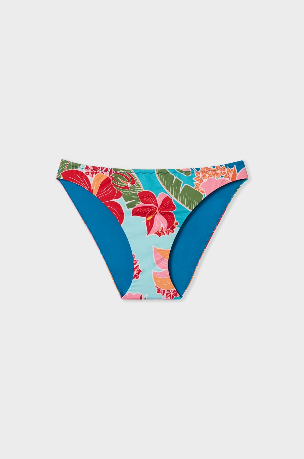 Patterned bikini bottom brief;${refinementColor}