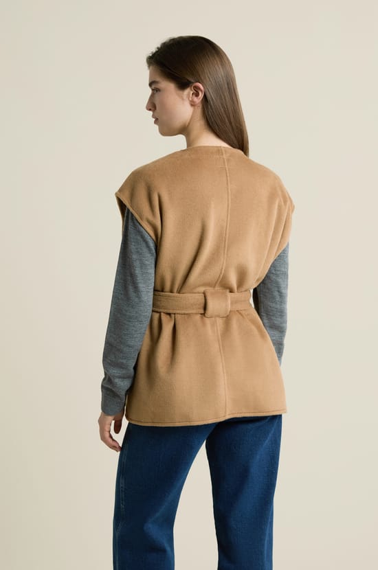 Veste sans manches ceintur&eacute;e;${refinementColor}