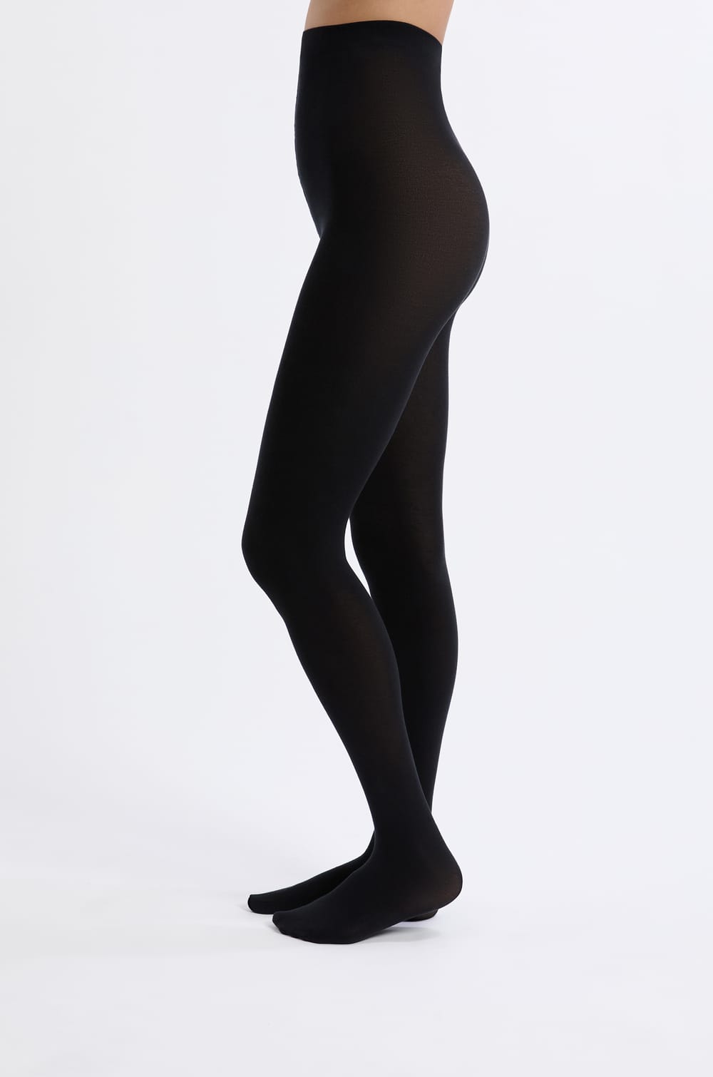 Essential opaque tights with thermal effect - 100D;${refinementColor}