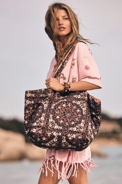 Reversible printed cotton bag;${refinementColor}