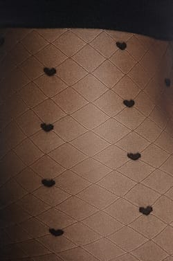 Modische strumpfhose mit herzen aus tupfenmull;${refinementColor}