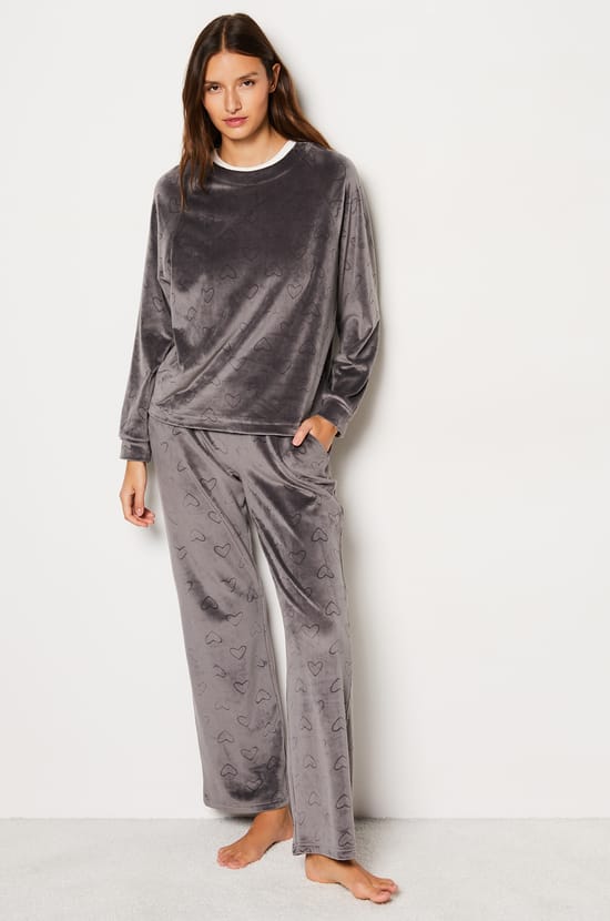 Pantalon de pyjama à cœur Corgi;${refinementColor}