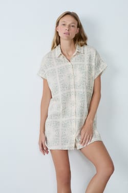 Patterned Nightshirt;${refinementColor}