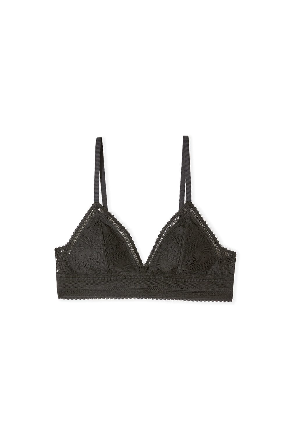 Bra N.8 - The Wireless Triangle in Lace;${refinementColor}