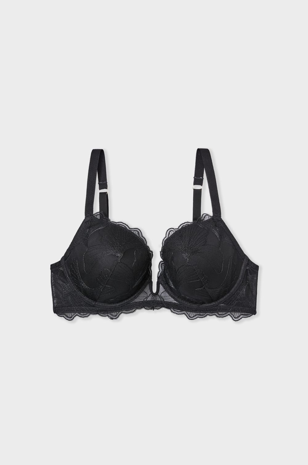 Bra Nº 5 - Push-up Balconet escotado. Tallas grandes;${refinementColor}
