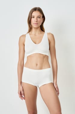 Soutien-gorge brassière côtelée;${refinementColor}
