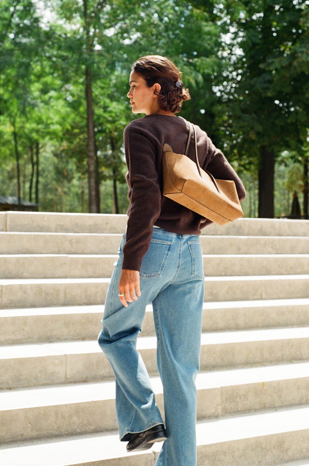 Pull col rond 100% cachemire;${refinementColor}