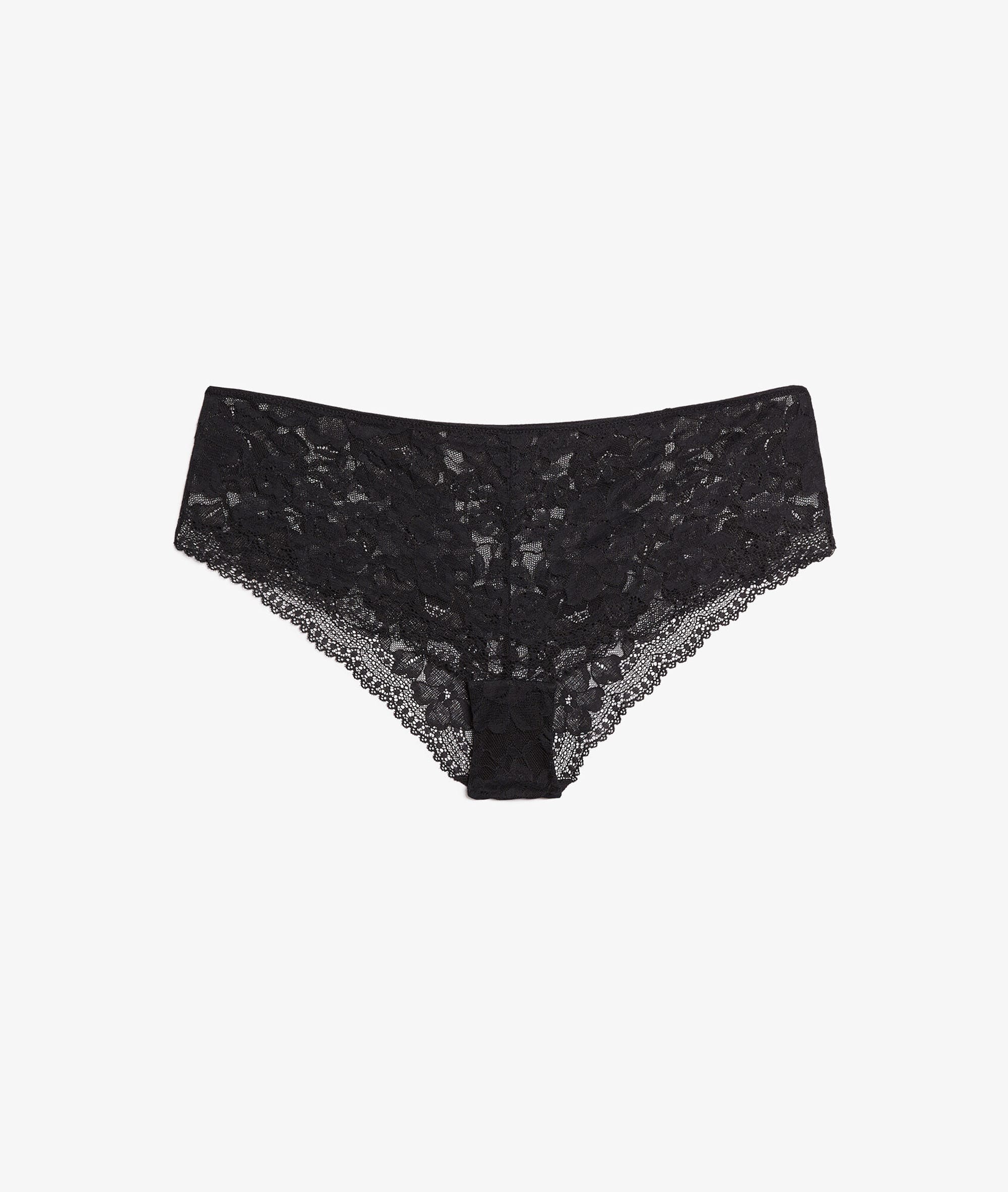Lot De 4 Culottes Hipster Femme En Dentelle Stretch - Confortables Et Douces - Doublure Coton - Taille Basse