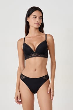 Panty con detalles de encaje;${refinementColor}