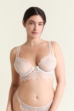 Soutien-gorge bustier en broderie;${refinementColor}