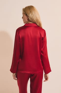 Silk Pyjama Shirt;${refinementColor}