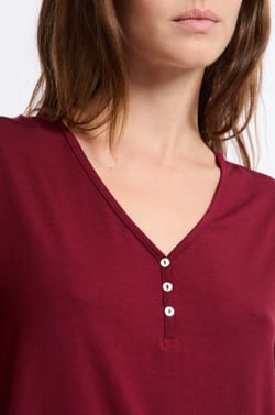 T-shirt de pyjama manches longues;${refinementColor}