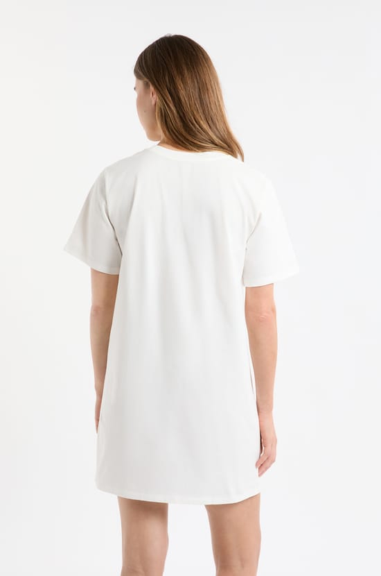 Chemise de nuit en coton avec illustration “mocktail”;${refinementColor}