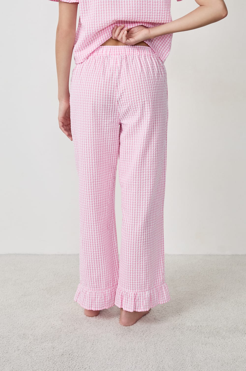 Pantalon de pyjama en coton;${refinementColor}