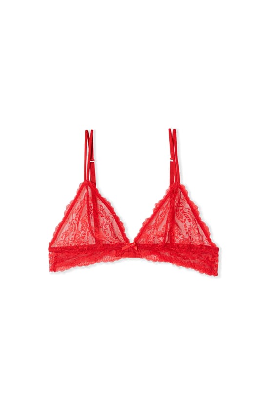 Triangle Lace Bra;${refinementColor}