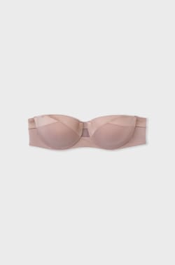 Bra bandeau con finas copas y tirantes desmontables;${refinementColor}