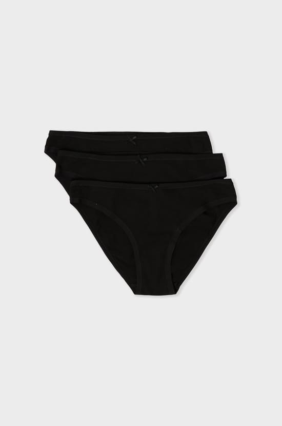 Pack of 3 Cotton Briefs;${refinementColor}