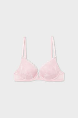 Soutien-gorge N.2 - Push-up plongeant &agrave; broderie c&oelig;urs;${refinementColor}