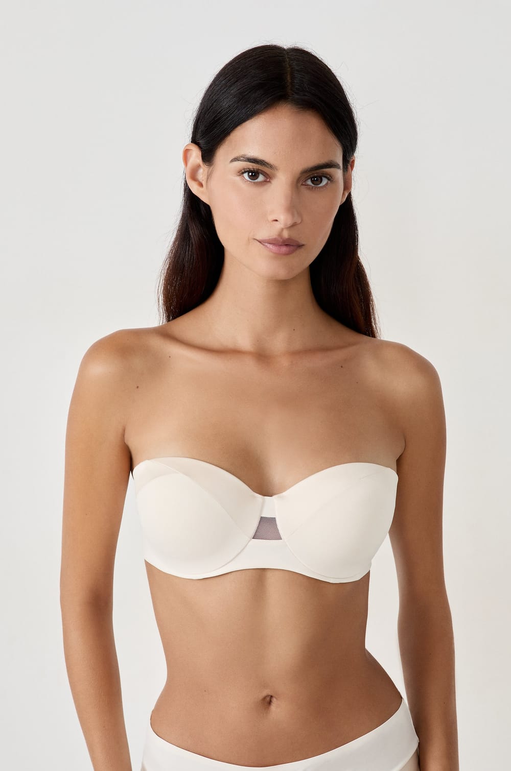Bandeau coques fines bretelles amovibles;${refinementColor}